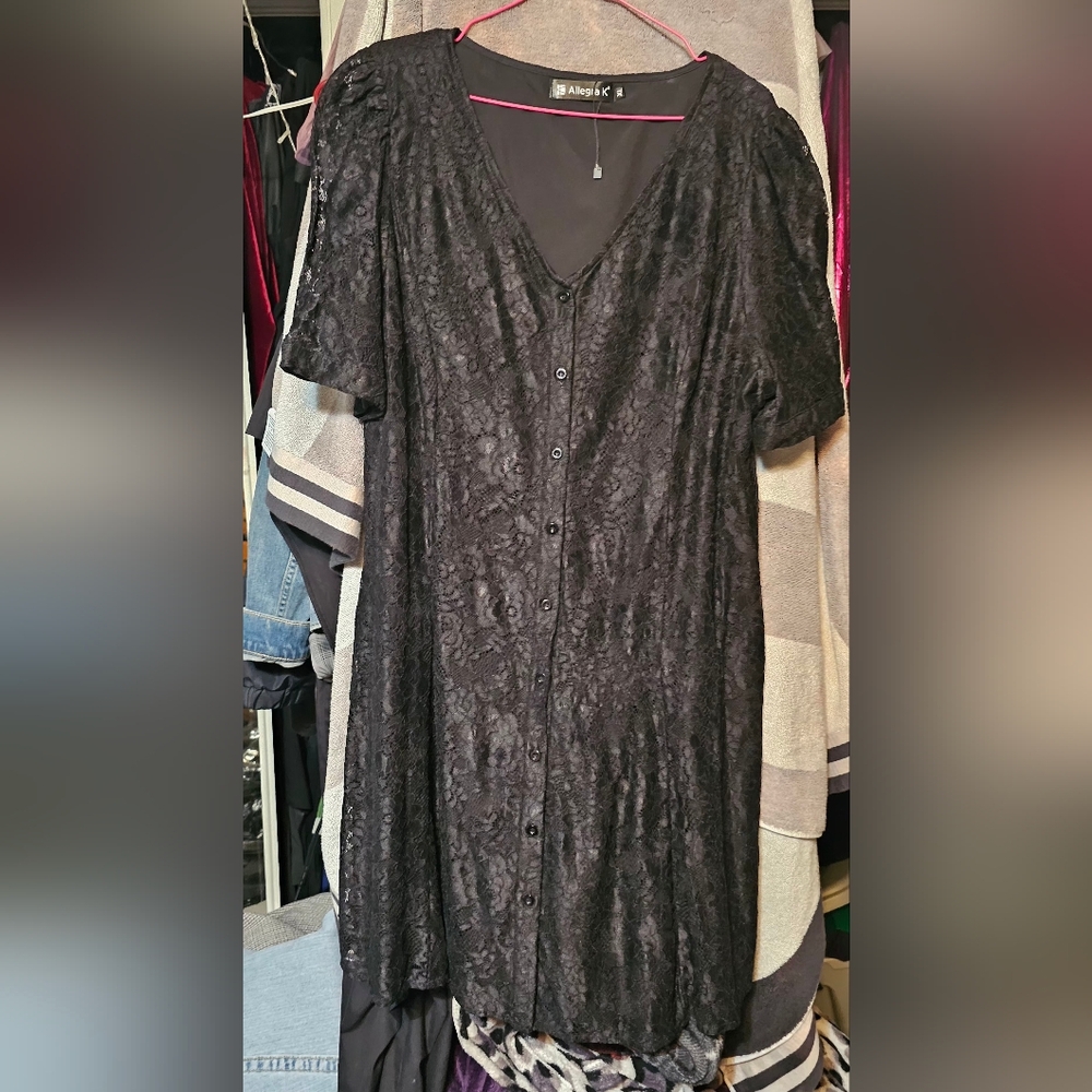 Allegra K Black Lace Dress
